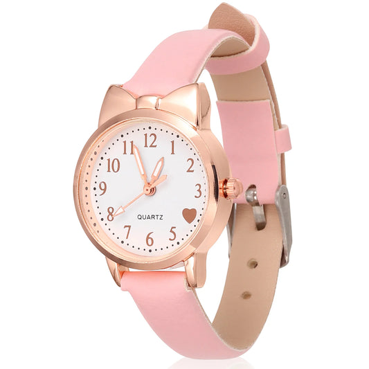 Charming Cartoon Quartz Wrist Watch for Girls