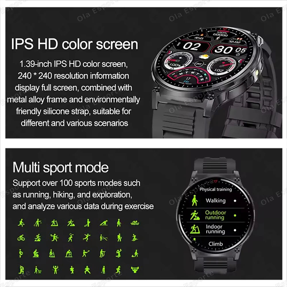 Strap Wise 2025 GPS Smart Watch with Bluetooth Call, 10ATM Waterproof & Multi-Functional Tracker