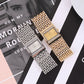 Luxury Casual Women's Square Full Diamond Bracelet Watch