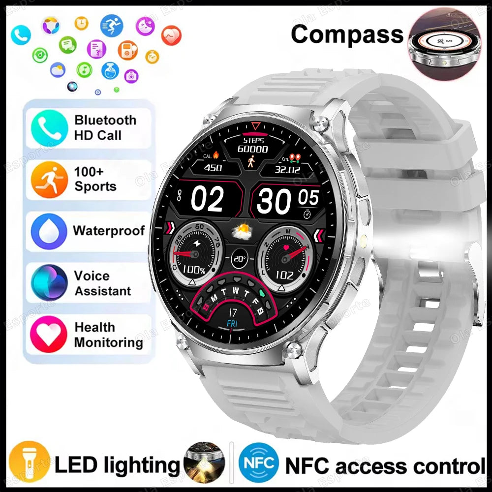 Strap Wise 2025 GPS Smart Watch with Bluetooth Call, 10ATM Waterproof & Multi-Functional Tracker