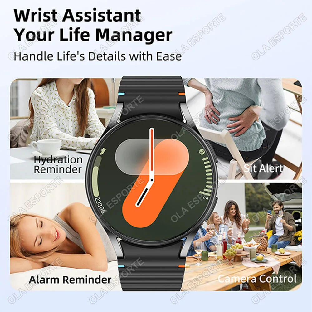 Strap Wise Smart Watch 7 Max - AMOLED Screen, Voice Call, GPS, Fitness Tracker