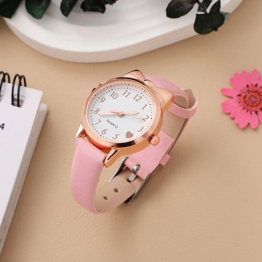 Charming Cartoon Quartz Wrist Watch for Girls
