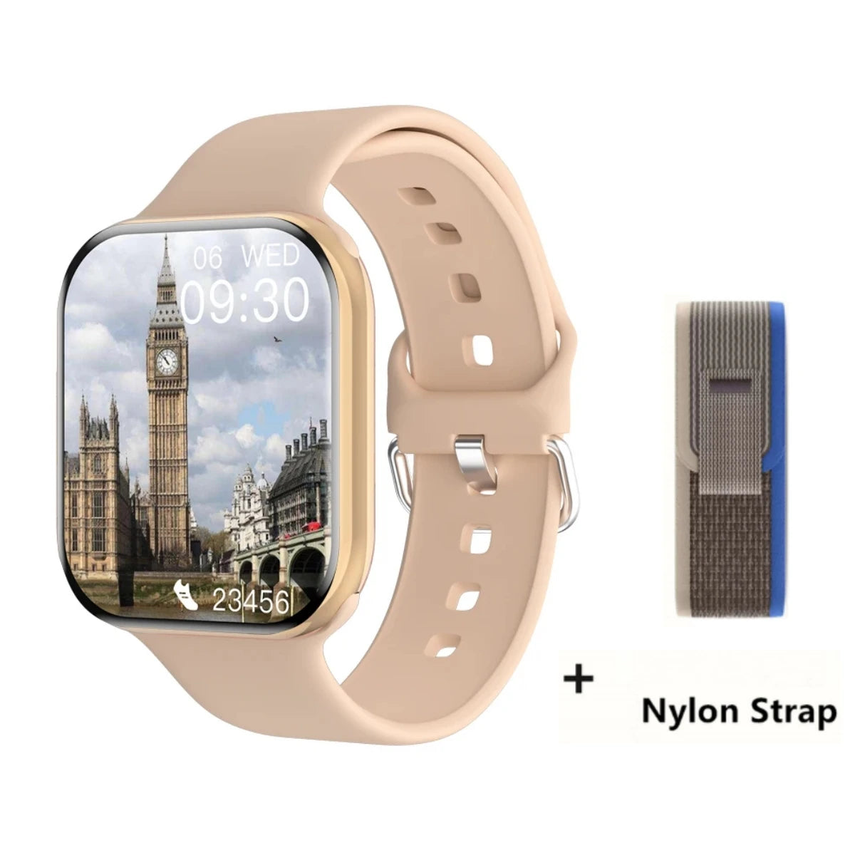 Strap Wise GPS Smart Watch Series 10 with Music, Bluetooth Calls, and Health Tracking