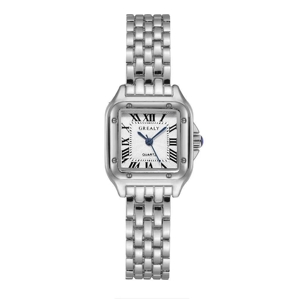 Light Luxury Ladies Stainless Steel Business Quartz Watch