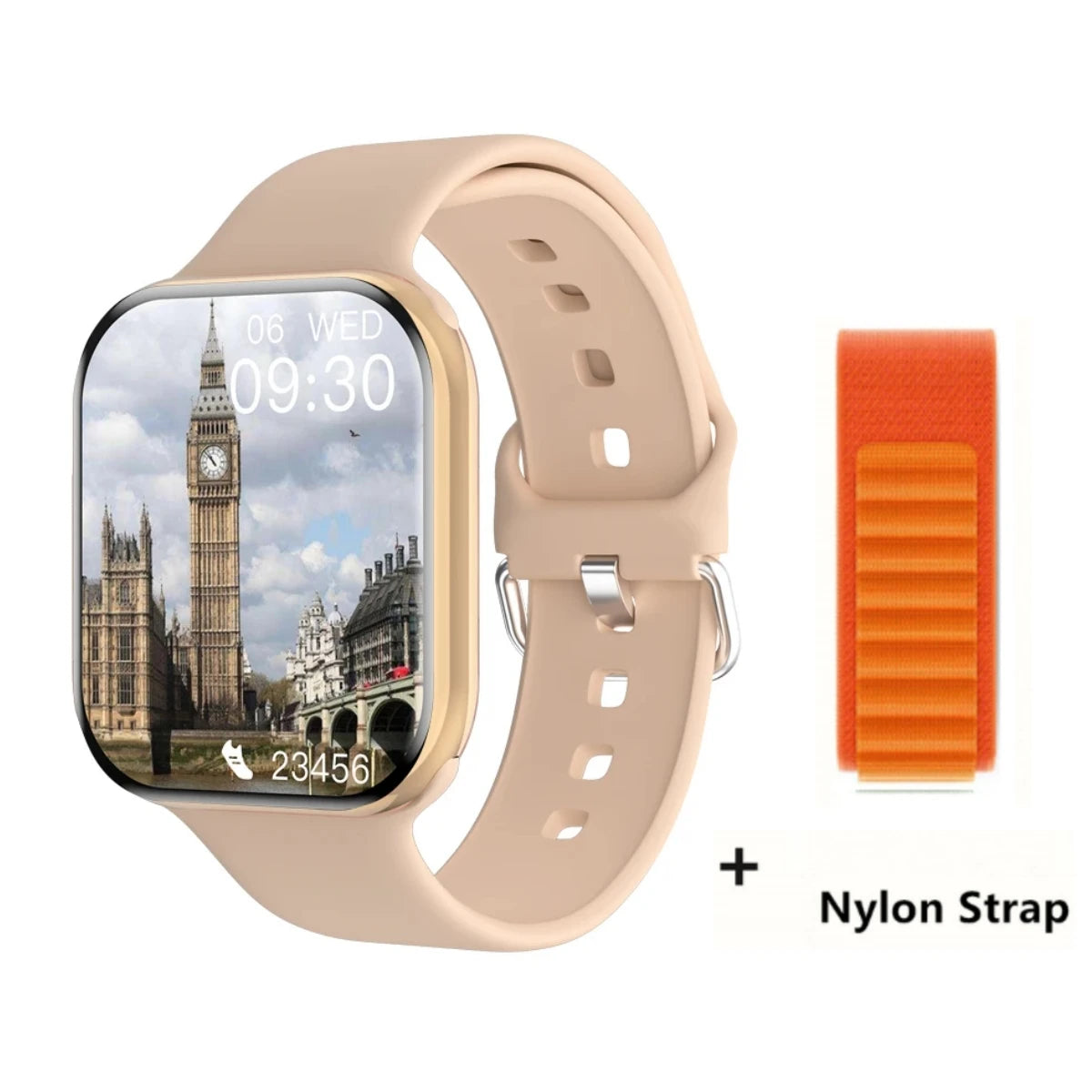 Strap Wise GPS Smart Watch Series 10 with Music, Bluetooth Calls, and Health Tracking