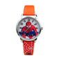 Spider-Man Cartoon Waterproof Quartz Wristwatch for Kids