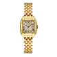 Light Luxury Square Couple Watches with Stainless Steel Strap - Fashion Quartz Wristwatches