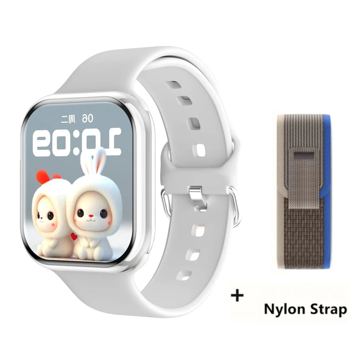 Strap Wise GPS Smart Watch Series 10 with Music, Bluetooth Calls, and Health Tracking