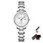 Luxury Gold Women's Waterproof Luminous Dress Watch