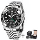 Luxury GMT Mechanical Wristwatch with Sapphire Glass and 100M Water Resistance