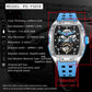 42MM Skeleton Dial Men's Mechanical Watch - Automatic, Waterproof, Sapphire Glass