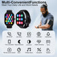 Strap Wise Blood Glucose Smart Watch with HD Screen and Heart Rate Monitoring