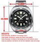 Automatic Dive Watch with White Date Background, 200M Waterproof, NH35 Movement