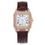 Elegant Rhinestone Square Women’s Waterproof Quartz Watch