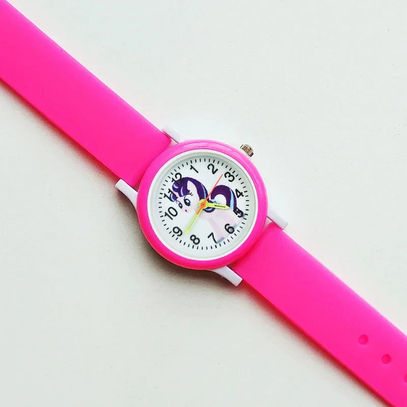 Colorful Silicone Strap Kids Quartz Watch – Perfect Birthday Gift