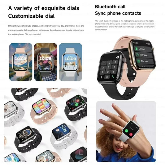 Strap Wise 2025 Series 10 GPS Smart Watch with Bluetooth Calls & Fitness Tracking