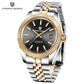Men's 42MM Automatic Mechanical Watch with Sapphire Glass and Stainless Steel Band