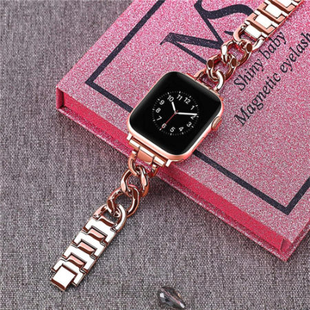 Elegant Stainless Steel Strap for Apple Watch