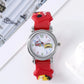 3D Silicone Cartoon Car Watch for Boys