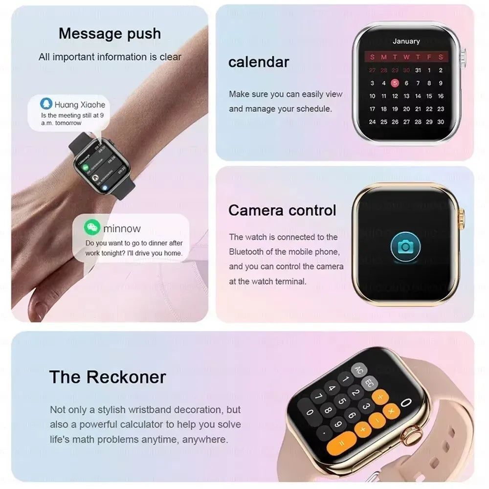 Strap Wise GPS Smart Watch Series 10 with Music, Bluetooth Calls, and Health Tracking