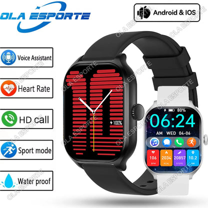 Strap Wise Waterproof Smart Watch with Heart Rate, Blood Oxygen, and Sleep Monitoring
