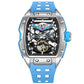 42MM Skeleton Dial Men's Mechanical Watch - Automatic, Waterproof, Sapphire Glass