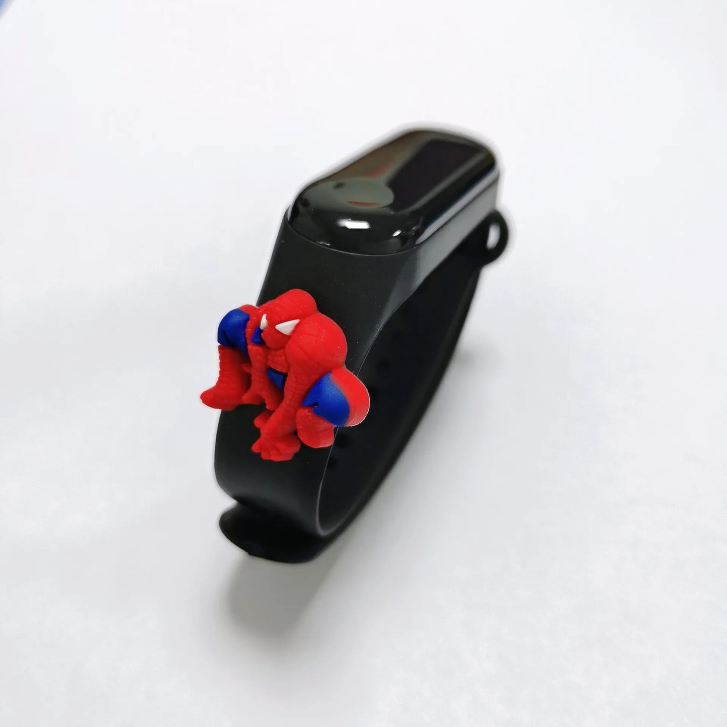 Marvel Cartoon Digital LED Watch for Kids - Rubber Band, Touch Screen