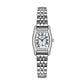 Elegant Square Women's Watch with Diamond Dial and Stainless Steel Strap
