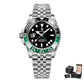 Luxury GMT Mechanical Wristwatch with Sapphire Glass and 100M Water Resistance