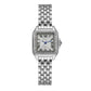 Luxury Square Ladies Quartz Watch with Alloy Strap
