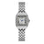 Luxury Square Ladies Quartz Watch with Alloy Strap