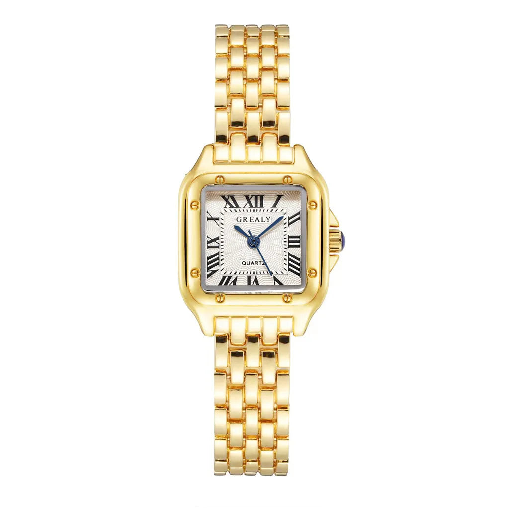 Light Luxury Ladies Stainless Steel Business Quartz Watch