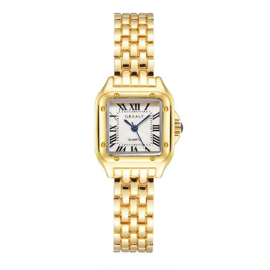 Light Luxury Ladies Stainless Steel Business Quartz Watch