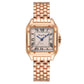 Luxury Ladies Quartz Watch with Calendar - Stainless Steel Bracelet