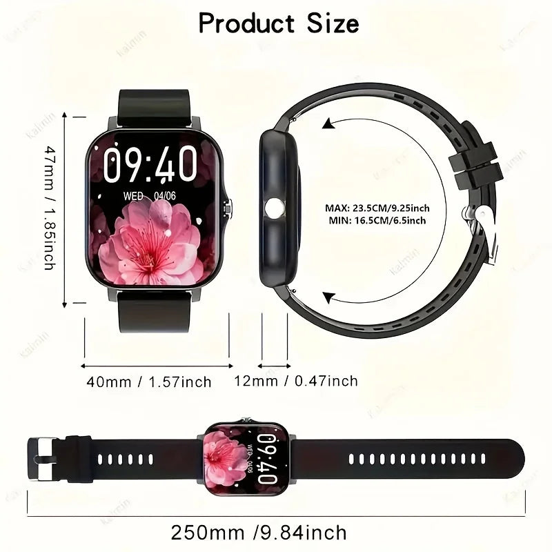 Strap Wise 100 Sport Mode Smart Watch with AI Voice Control