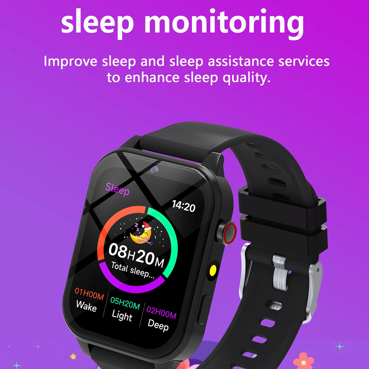 SIMSONLAB Kids Smart Watch with HD Touch Screen, Camera, and 18 Games