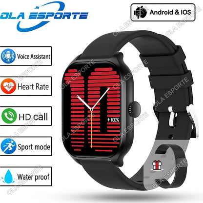 Strap Wise Waterproof Smart Watch with Heart Rate, Blood Oxygen, and Sleep Monitoring