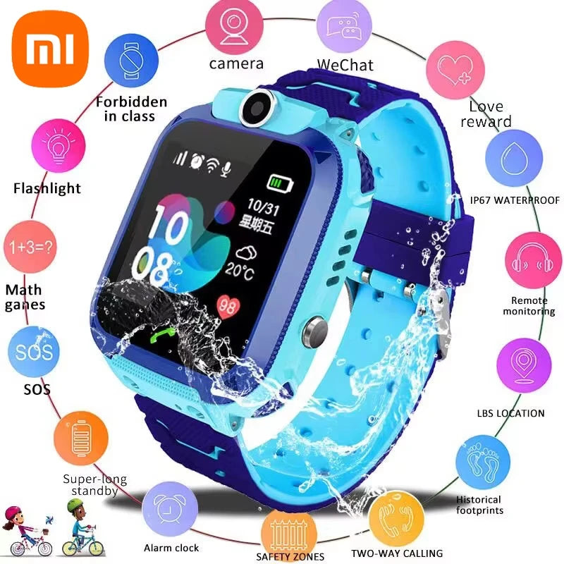 Xiaomi Kids Smart Watch with GPS, SOS, and Waterproof Features