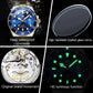 Classic Automatic Mechanical Men's Watch with Luminous Features and Waterproof Design