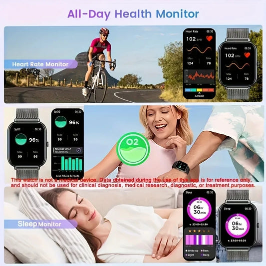 Strap Wise 100 Sport Mode Smart Watch with AI Voice Control
