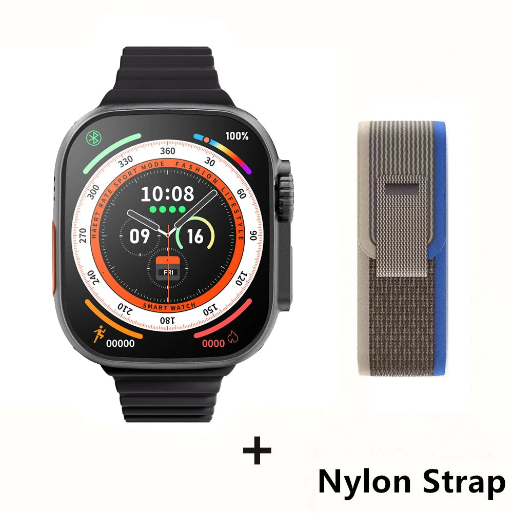 Strap Wise Ultra Smart Watch Series 10 with NFC, GPS, and Fitness Tracking