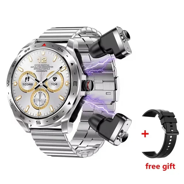 Strap Wise 2024 Smart Watch with TWS Bluetooth Earphones and HIFI Sound Quality