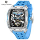 42MM Skeleton Dial Men's Mechanical Watch - Automatic, Waterproof, Sapphire Glass