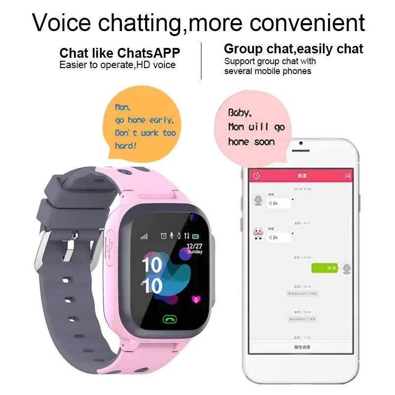 NVPONE Kids 4G GPS Smartwatch with Video Call & Waterproof Features