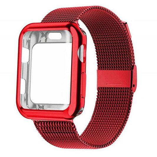 Arche Milanese Metal Band with Elegant Case for Apple Watch